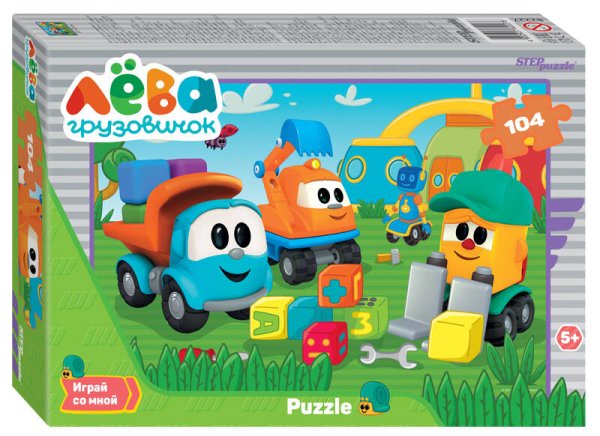 104 (STEPpazzle) Мозаика "puzzle" 104 "Грузовичок Лёва" (ООО "Первый проект")