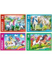 ПАЗЛЫ 54 элемента. Чудесные единороги №2. Арт. П54-2618 кратно 32