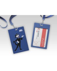 Бременские музыканты. Чехол для карточек (картхолдер) с лентой. Кот