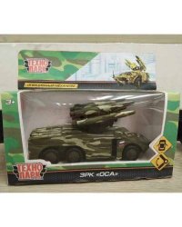 МОДЕЛЬ "ТЕХНОПАРК" МЕТАЛЛ. ИНЕРЦ. ЗРК ОСА ЗЕЛ. КАМУФ. 15СМ, ОТКРЫВ. ДВЕРЬ В КОР. в кор.2*24шт