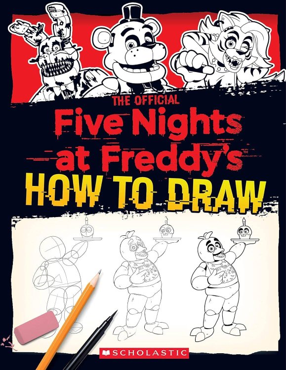 Five Nights at Freddy's How to Draw Пять ночей у Фредди Как рисовать / Книги на английском языке