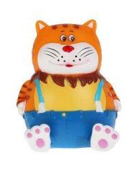 Игрушка для купания СОЮЗМУЛЬТФИЛЬМ Кот, в сетке КАПИТОШКА в кор.12*24шт
