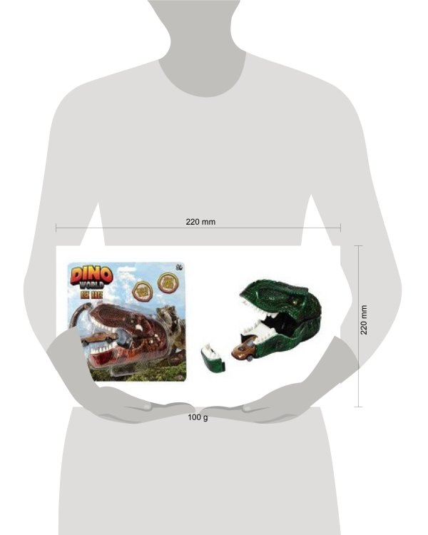 Игровой набор для детей "Пусковая установка "Dino" с одной машинкой"