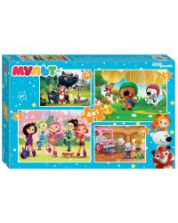 Мозаика "puzzle" 4в1 "Мульт" (0+ Медиа)