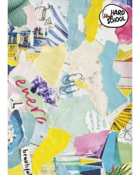 Hard school. Коллаж. Тетрадь школьная в мягкой обложке, 48 л.