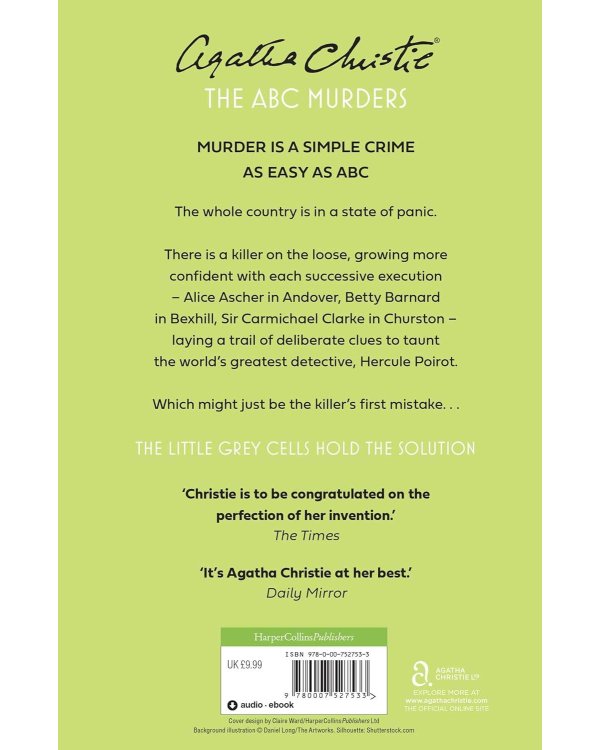 Дополнительное изображение книги «ABC Murders (Agatha Christie) Убийства по алфавиту (Агата Кристи) /Книги на английском языке»
