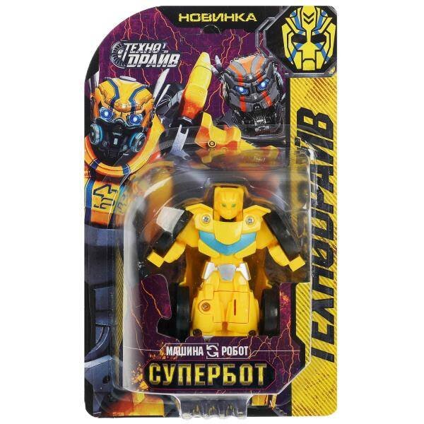 РОБОТЫ ТРАНСФОРМИРУЮЩИЕСЯ (Умка) Робот трансформирующийся в машину, блист.13*21*6см ТЕХНОДРАЙВ в кор.2*96шт