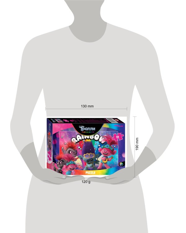 Мозаика "puzzle" 35 "Trolls - 2" (DreamWorks)