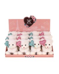 Мишка с шариком 14см., в инд., кор., в ассорт., дисплей