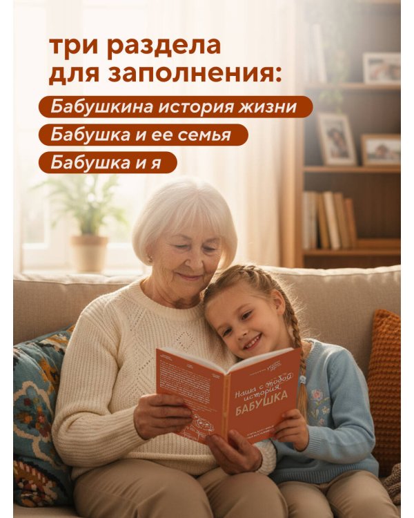 Наша с тобой история, бабушка. Книга для самых теплых воспоминаний
