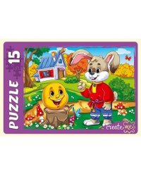 МАКСИ-ПАЗЛЫ 15 элементов. СКАЗКА О КОЛОБКЕ (Арт. ПУ15-0592)