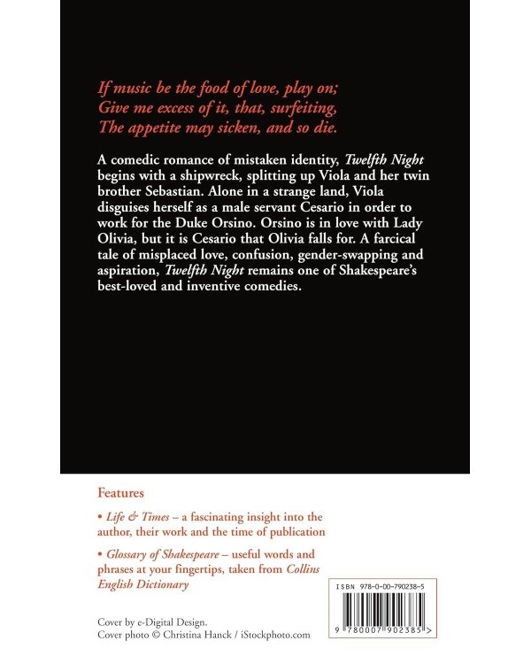 Дополнительное изображение книги «Twelfth Night (William Shakespeare) Двенадцатая ночь (Шекспир) /Книги на английском языке»