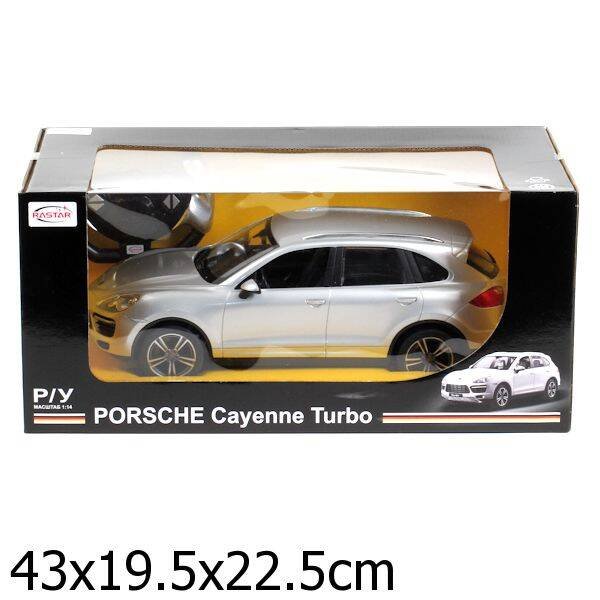 Машина р/у rastar porsche cayenne turbo 1:14 со светом, цвет в ассорт. в кор.