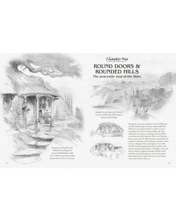 Дополнительное изображение книги «A Middle-Earth Traveller: Sketches From Bag End To Mordor Путешественник по Средиземью: зарисовки от Бэг-Энда до Мордора/ Книги на английском языке»