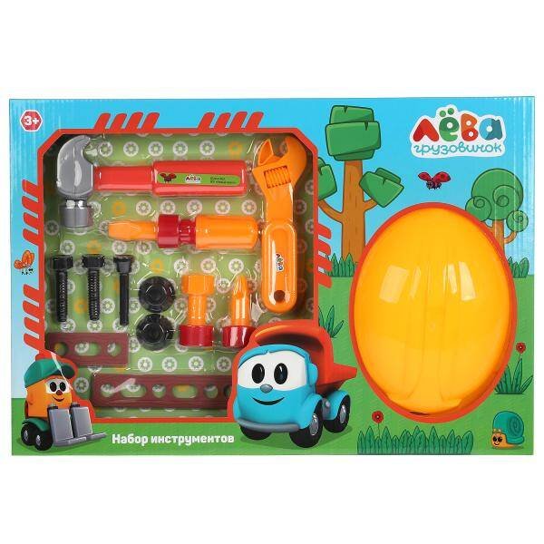 ИНСТРУМЕНТЫ (Умка) Набор инструментов "Грузовичок Лёва" , в кор ТМ "ИГРАЕМ ВМЕСТЕ" в кор.2*18шт