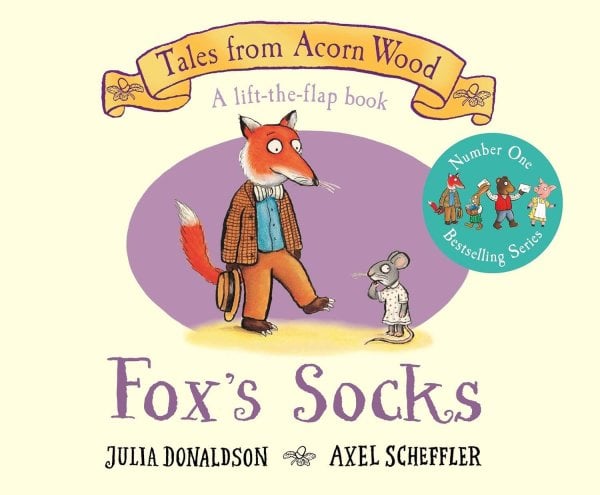 Обложка книги «Fox's Socks (Julia Donaldson) Лисьи носки (Джулия Дональдсон) /Книги на английском языке», ISBN 9781529023473