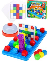 Игра наст."Карточная игра на двоих"(25,7х21,7х5см)(1игр.доска,1звонок,50куб.,30 карт)(Арт.Y25458004)