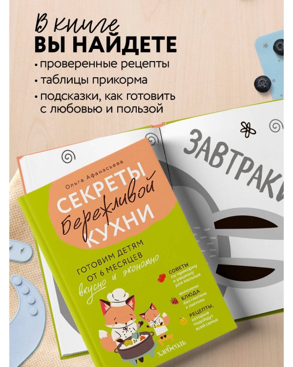 Секреты бережливой кухни. Готовим детям от 6 месяцев вкусно и экономно