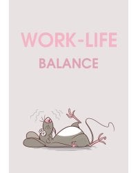 WORK-LIFE BALANCE. Ежедневник недатированный (А5, 72 л.)