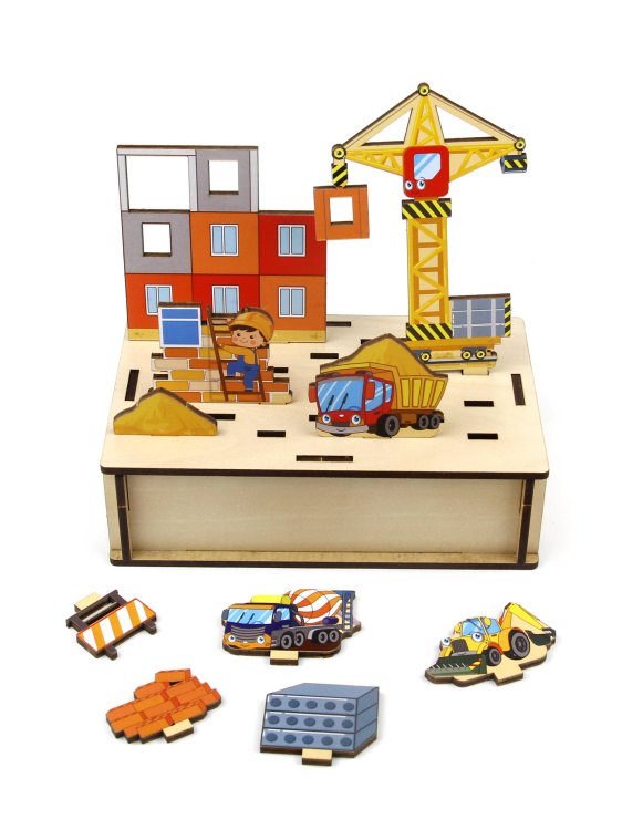 Вне серии (Ковальский) Настольная игра «Панорама. Стройка», 151104