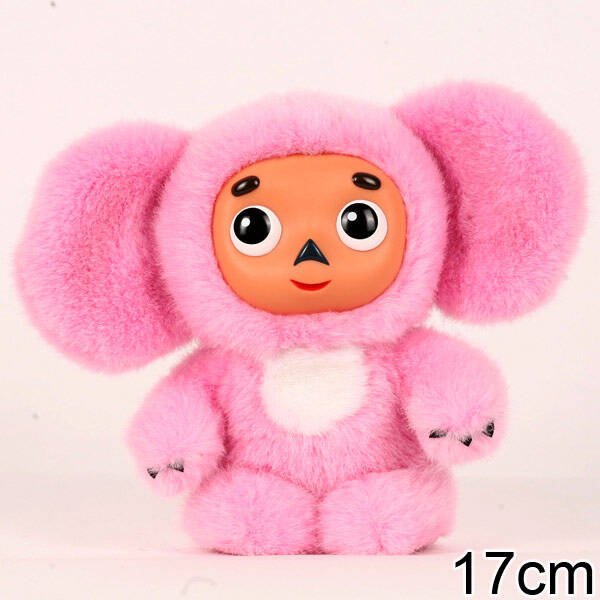 "МУЛЬТИ-ПУЛЬТИ" (Умка) МЯГКАЯ ИГРУШКА "МУЛЬТИ-ПУЛЬТИ" ЧЕБУРАШКА С ПЛАСТ. МОРДОЧКОЙ., РОЗОВЫЙ МЕХ, РУСС. ЧИП в кор.24шт