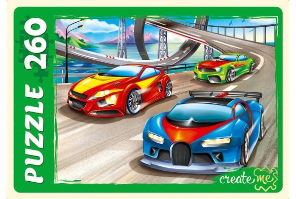 07. ПАЗЛЫ 260 элементов (Рыжий Кот) ПАЗЛЫ 260 элементов. ГОРОДСКИЕ ВИРАЖИ (Арт. ПУ260-0480)