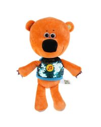 Игрушка мягкая Ми-ми-мишки кеша, футболка c пайет, 20см, муз.чип, в пак. МУЛЬТИ-ПУЛЬТИ в кор.24шт