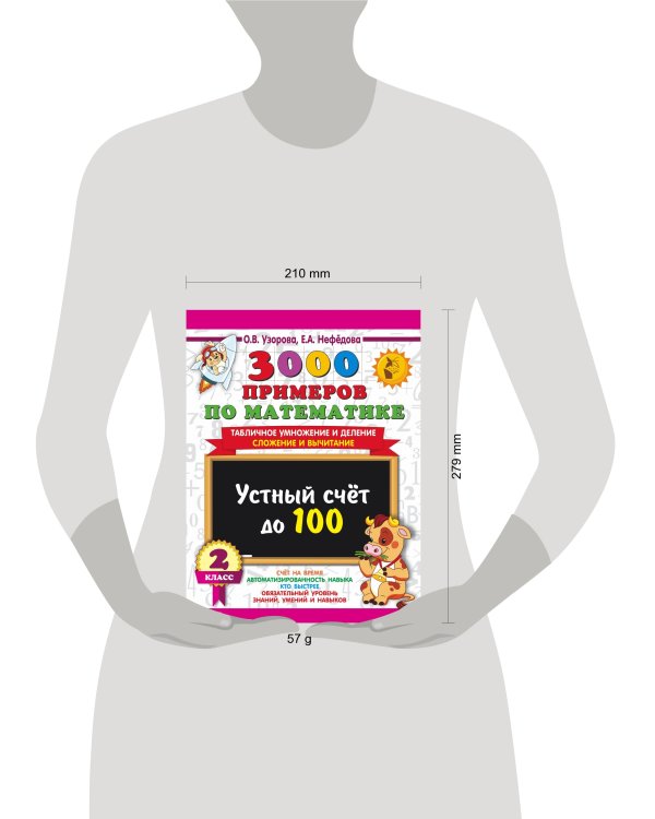3000 примеров по математике. 2 класс Устный счет до 100 Табличное умножение и деление, сложение и вычитание