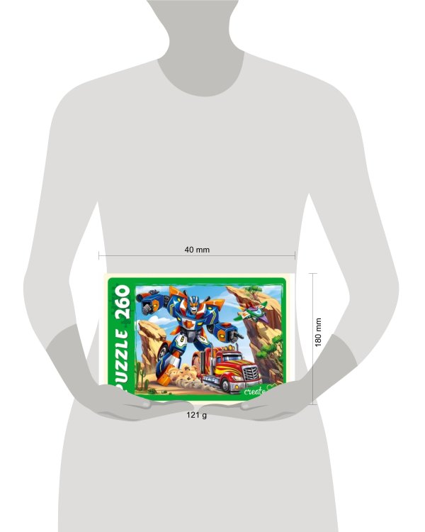 ПАЗЛЫ 260 элементов. БОЛЬШОЙ ТРАНСФОРМЕР (Арт. ПУ260-0477)