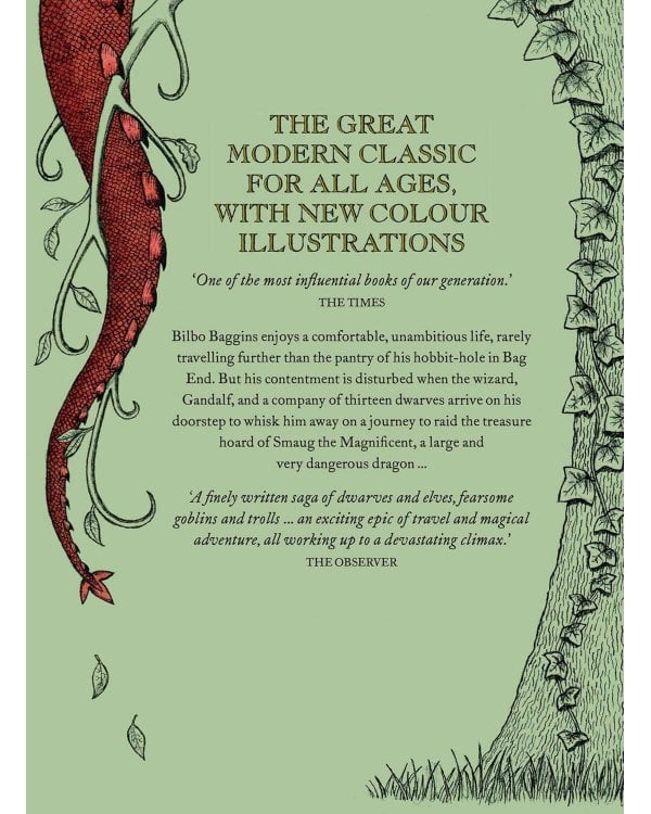 The Hobbit illustrated edition (J.R.R Tolkien) Хоббит иллюстрированное издание (Дж Р Толкин)/ Книги на английском языке