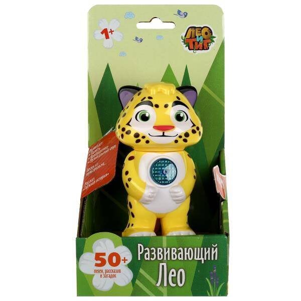 ФИГУРКИ (Умка) Фигурка ЛЕО и ТИГ тиг. 50 песен, загадок, рассказов, звуков. свет. умка..кор.бат. Умка в кор.72шт