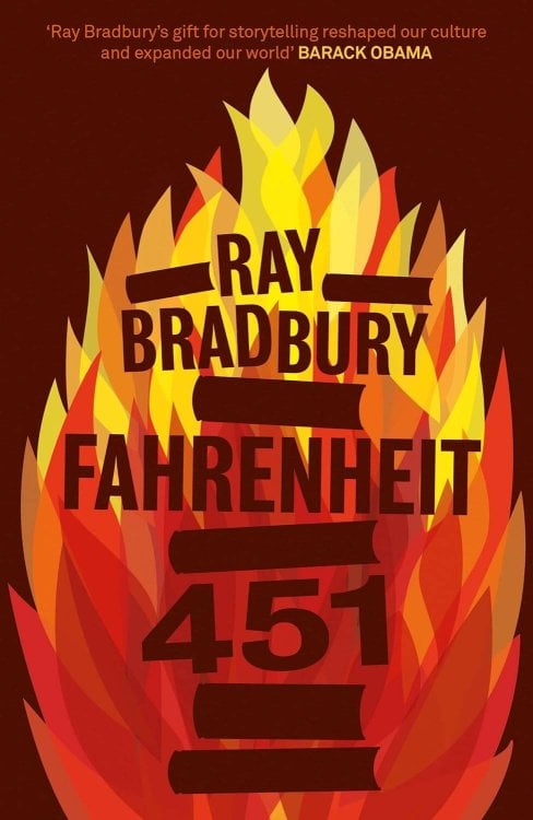 Обложка книги «Fahrenheit 451 (Bradbury Ray) 451 по Фаренгейту (Рэй Брэдбери) /Книги на английском языке», ISBN 9780006546061