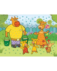 МОЗАИКА ИЗ СТРАЗ. Оранжевая корова. (Лицензия/ Союзмультфильм) (Арт. М-5315)