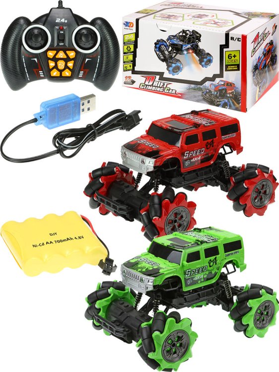 Машинка р/у "Джип"(цвет микс, звук,пульт,4.8V аккум.в к-те,в кор.) (34,5x19,5x18,7см) (Арт. 1922993)