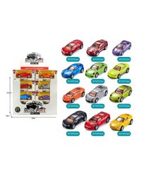 Машинка металлическая инерц."Премиум"(8,5х3,9х2,5 см) (микс,24 шт в шоубоксе) (Арт.2322298)кратно 24