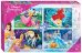 Мозаика "puzzle" 4в1 "Принцессы Disney" (Disney)