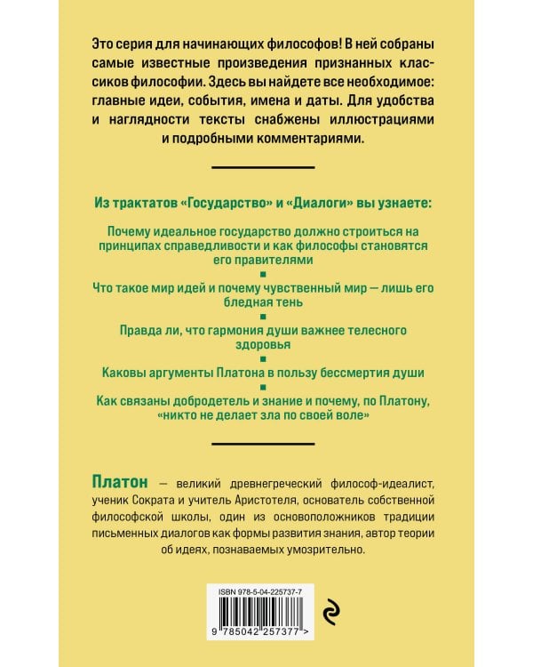 Государство. Диалоги. Философия для начинающих с комментариями и иллюстрациями