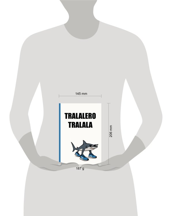 Тралалеро Тралала. Ежедневник недатированный (А5, 72 л.)