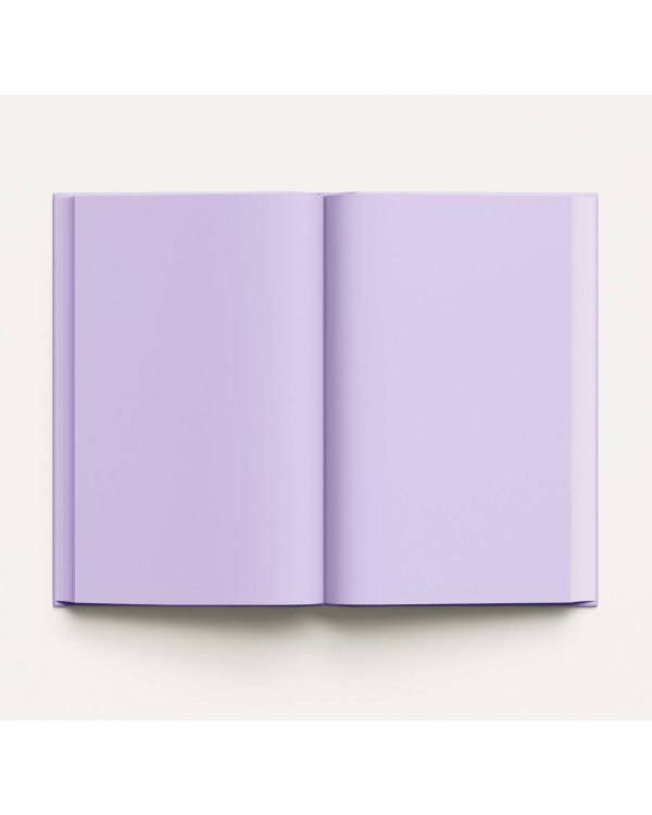 Lavender Note. Мои лавандовые мечты. Блокнот с цветными страницами (обложка на ткани)