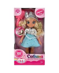Кукла озвуч АБВГДЙКА песня Сабина 32см, озвуч., в комплекте 3 акс КАРАПУЗ в кор.18шт
