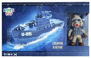 Игровой набор с фигуркой для детей_подводная лодка