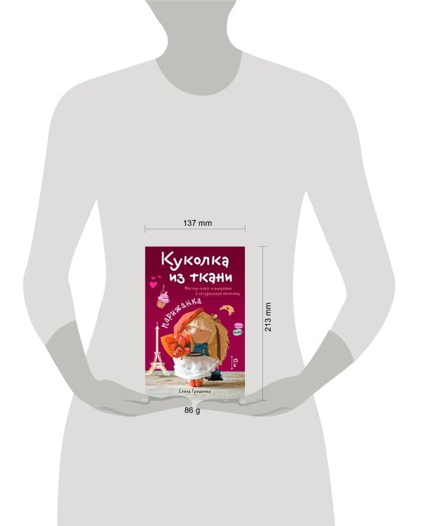 Куколка из ткани. Парижанка. Мастер-класс и выкройки в натуральную величину