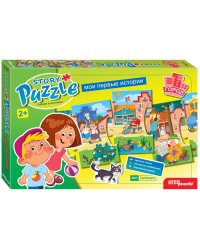 Развивающий пазл "Story puzzle. Город"