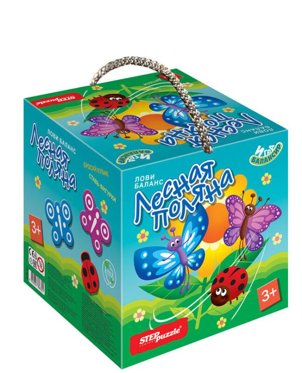 Игры дерево (STEPpazzle) Развивающая игра из дерева "Лесная поляна" (Игра-балансир)