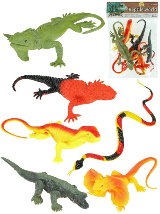 Рептилии (микс, 6 штук в пакете) (30,0х22,0х4,0 см) ( Арт. 2282504)