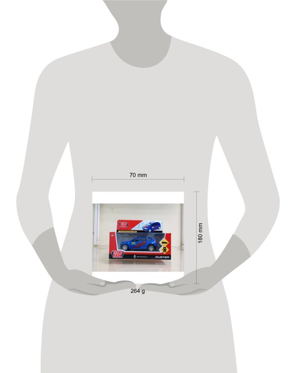 МАШИНА "ТЕХНОПАРК" МЕТАЛЛ. ИНЕРЦ. RENAULT DUSTER 12СМ, ОТКРЫВ. ДВЕРИ И БАГАЖНИК В КОР. в кор.2*36шт