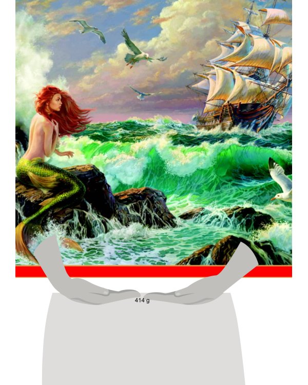 ПАЗЛЫ 1000 элементов. Ф1000-0756 РУСАЛКА И КОРАБЛЬ