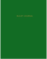 Bullet Journal (Изумрудный) 162x210мм, твердая обложка, пружина, блокнот в точку, 120 стр.