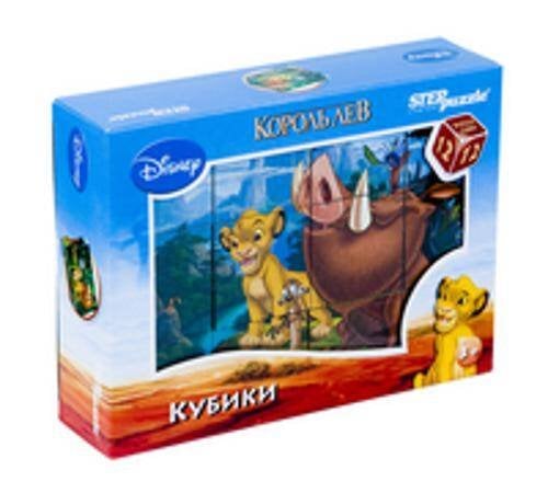 Кубики (STEPpazzle) Король Лев. 12 кубиков