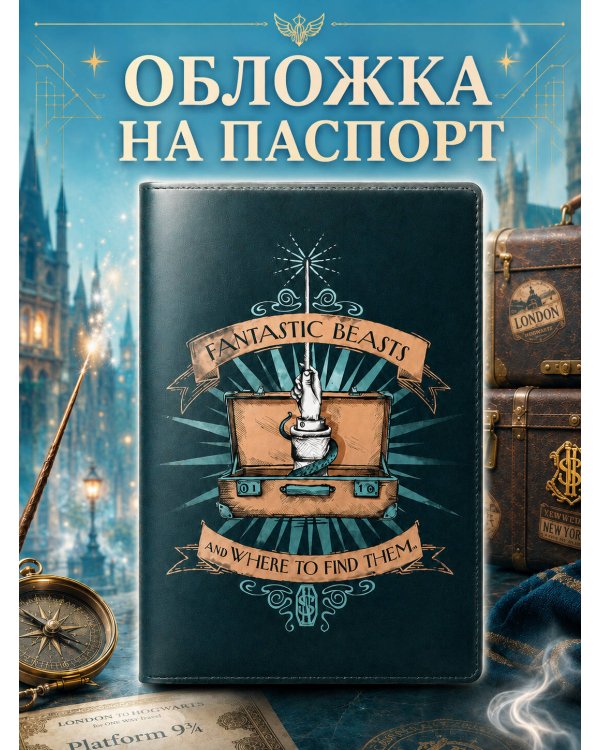 Дополнительное изображение книги «Обложка для паспорта. Фантастические твари. Чемодан»